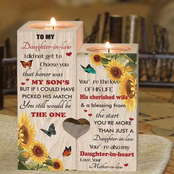 To My Daughter-In-Law, I Did Not Get To Choose You That Honor Was My Son's Candlesticks
