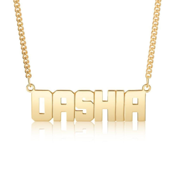 Custom Gold & Silver Name Necklace Valentine/Christmas Gift For Her